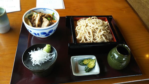 「焼き肉丼セット　１３８８円」@手打ちそば いちいの写真