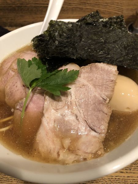 「特製平子煮干そば ¥950」@新橋 纏の写真