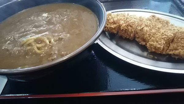 「とんかつカレーらーめん」@恵比須屋食堂の写真