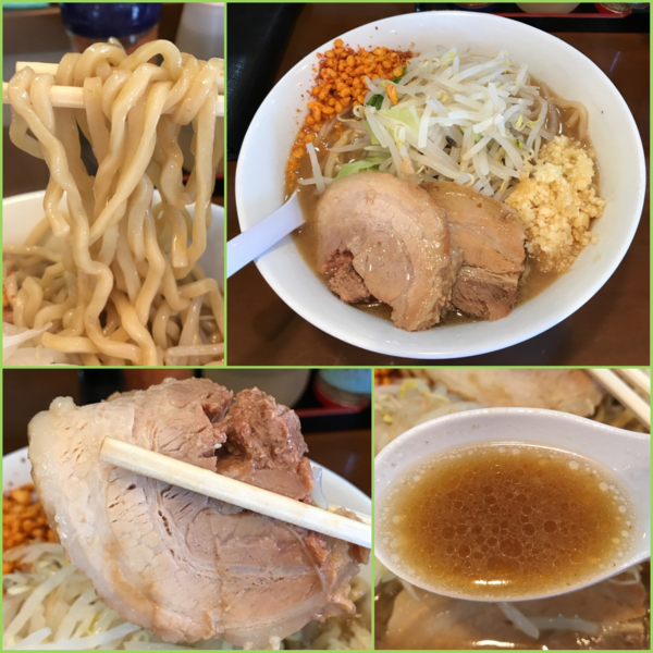 「ラーメン小（ニンニク・アカダマ少し）¥760」@ラーメンパワースポット 厚木店の写真