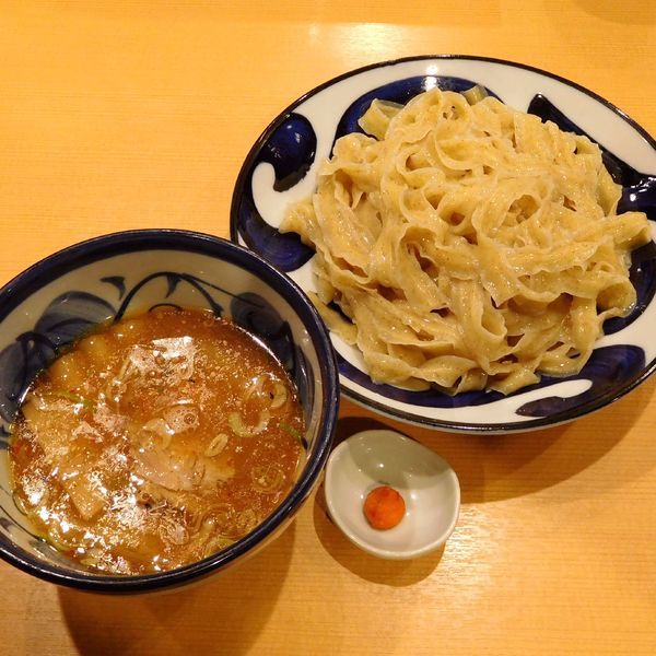 「つけめん（太ひら麺 780円）」@中華そば 青葉 府中店の写真