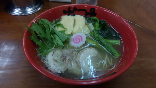 「春野菜たっぷり塩らーめん」@なんつッ亭 弐 品川店の写真