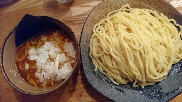 「辛味つけ麺（大盛り）＠７８０円」@つけ麺屋 やすべえ 練馬店の写真