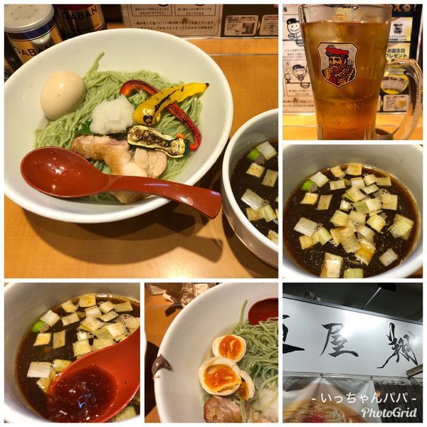 「春の煮干しつけ麺 900円 味玉 100円 ハイボールなど」@麺屋 翔 品川店の写真