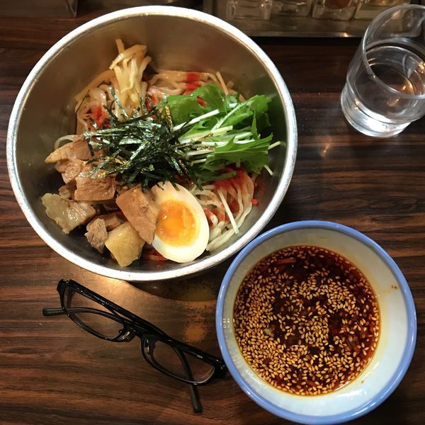 「つけ麺 並盛(150g) 辛露」@AFURI 恵比寿の写真