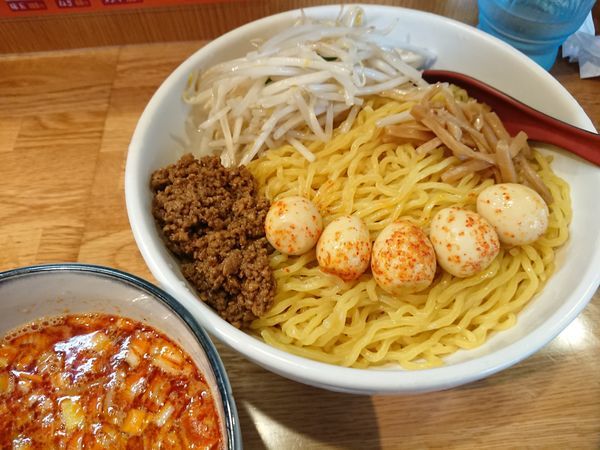 「【限定】担々つけめん880円＋チンピラ玉子150円」@味噌麺処 楓の写真