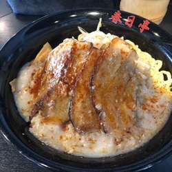 炙り鳥豚油そば 特盛