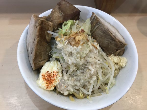 「油そば  豚２枚」@らーめん 影武者 外伝の写真