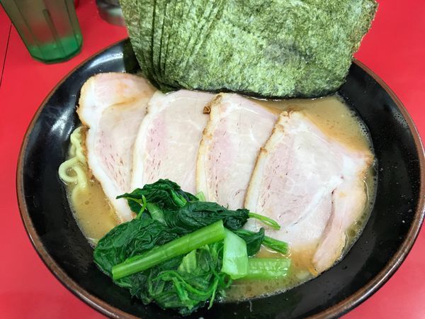 「チャーシュー中盛＋のり」@田上家の写真