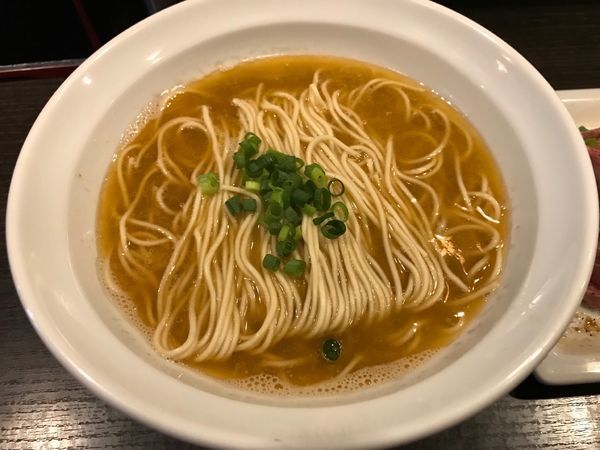 「団扇海老そば」@灰汁中華 丿貫 福富町本店の写真