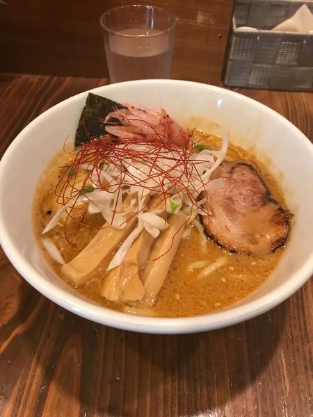 「海老味噌ラーメン」@麺屋たつみ 喜心 狭山店の写真