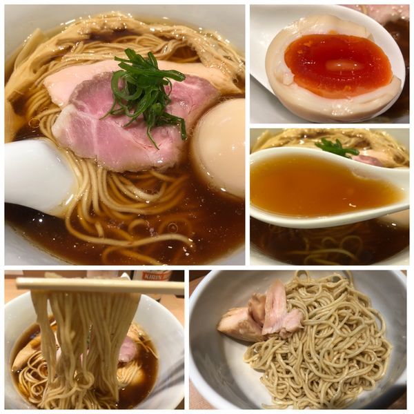 「味玉醤油ラーメン 900円 替え玉 100円 ビール500円」@らぁ麺 はやし田 新宿本店の写真