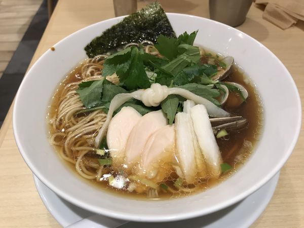 「蛤SOBA」@むぎとオリーブ 日本橋店の写真