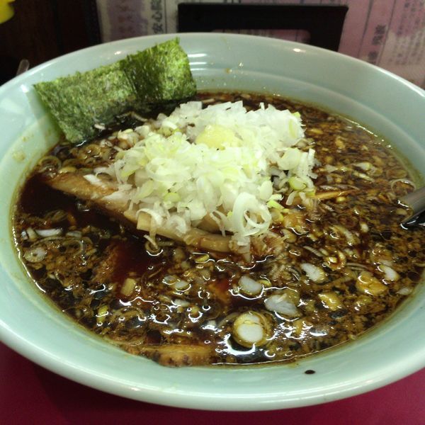 「チャーシューメン やくみ 小口ネギ  ねぎ」@ラーメンつち家の写真