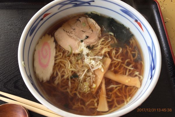 「中華そば　390円」@ゆで太郎 船橋南口店の写真