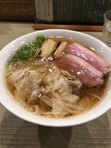 「鴨ワンタン麺＋小親子丼セット」@らーめん 鴨to葱の写真