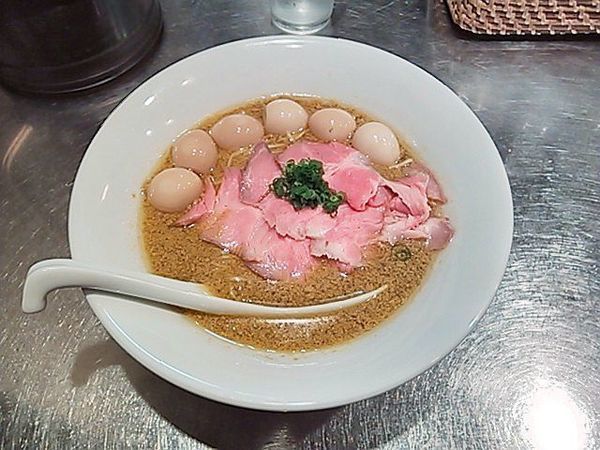 「ホヤ蕎麦＋さんじ玉（アレ）」@さんじの写真