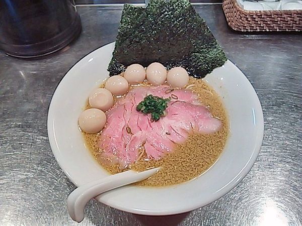 「ホヤ蕎麦＋ジンジャー玉（アレ）」@さんじの写真