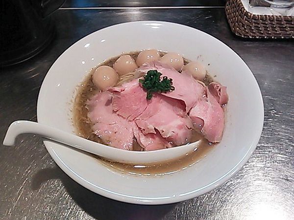 「ハイブリッドSP(モロ牡蠣×煮干数種)＋うずら」@さんじの写真