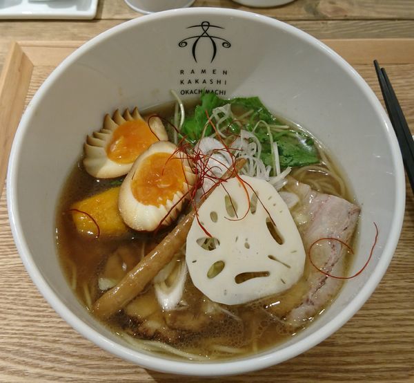 「淡麗しょうゆ＋味玉」@案山子の写真