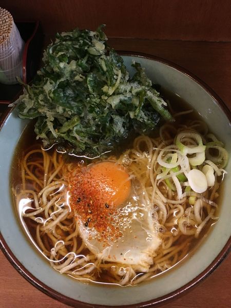 「春菊そば」@文殊 馬喰横山店の写真