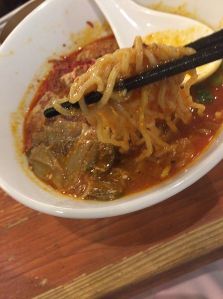 「排骨担々麺(中辛と大辛の中間)」@担々麺 ほおずきの写真