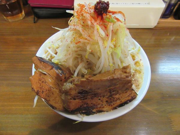 「赤富士４００ｇ（９８０円）＋煮豚１８０円」@麺処 はいからの写真