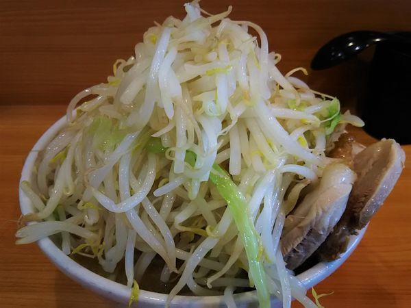 「プチ二郎（ヤサイ）￥730」@ラーメン二郎 八王子野猿街道店2の写真