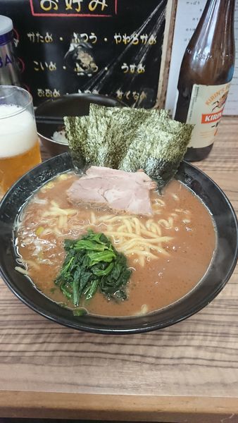 「ラーメン大800円」@武道家 龍の写真