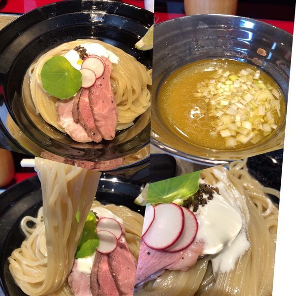 「特製つけ麺　1200円」@江戸前つけ麺 銀座 魄瑛の写真