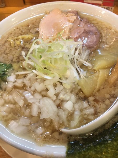 「ワハハ煮干しそば¥750」@中華そば ムタヒロ 大阪福島店の写真