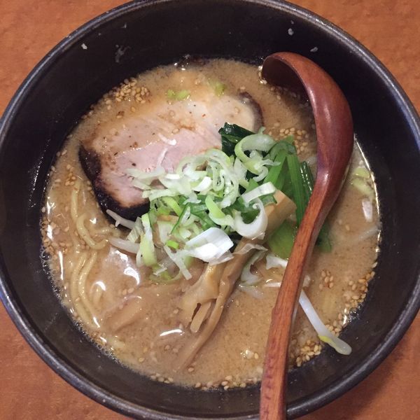 「濃厚味噌らーめん 麺少なめ」@本八幡だんちょうてーの写真
