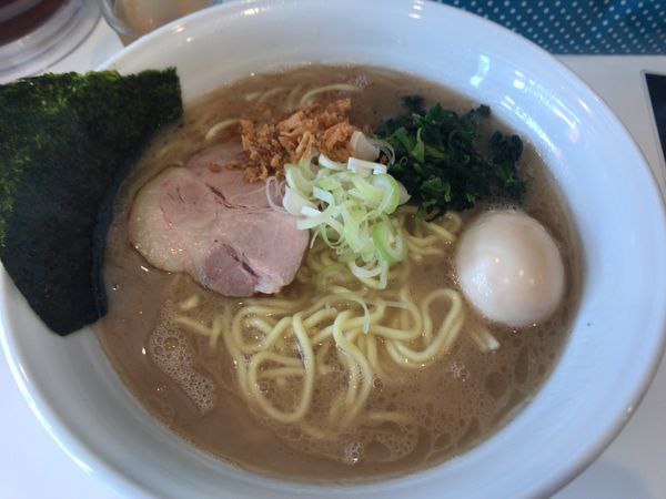 「しおとんこつラーメン 大盛 味玉 900円」@ラーメンみさきやの写真