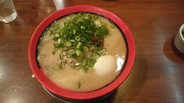 「豚そば 青ネギ バリカタ」@豚そば 成の写真