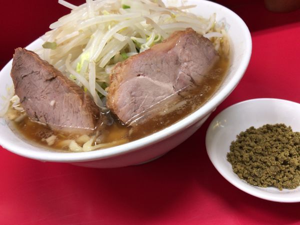 「小ラーメン　ふりふりカレー」@ラーメン二郎 上野毛店の写真