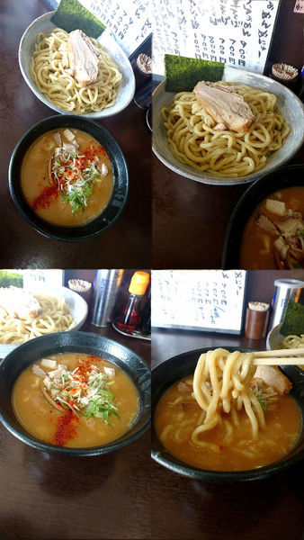 「『海老つけめん(冷盛)+大盛(￥820+100)』」@らぁ麺 一歩の写真