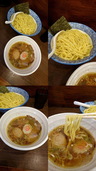 「『味玉塩つけ麺+大盛(￥820+50)』」@中華そば ふうみどうの写真