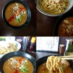 『海老つけめん(冷盛)+大盛(￥820+100)』