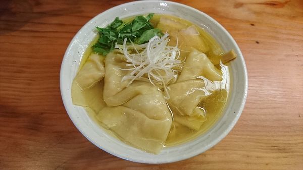 「海老塩わんたん麺1080」@純手打ち 麺と未来の写真