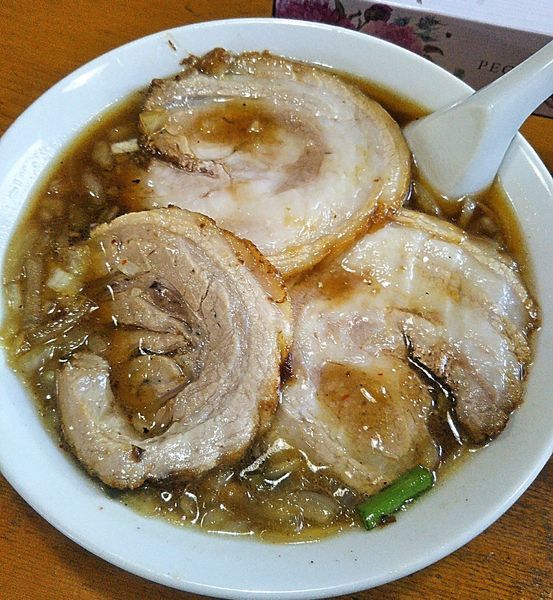 「醤油らんしゅうめんチャーシュー入り 850円」@御食事処 やちよの写真