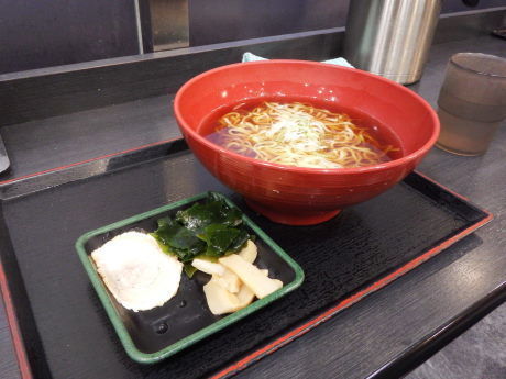 「中華そば」@ゆで太郎 西五反田2丁目店の写真