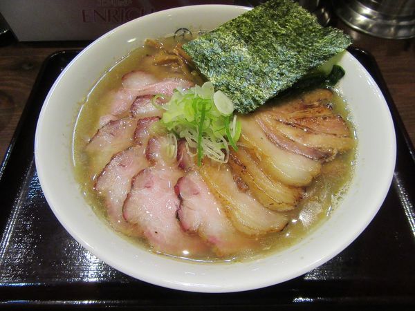 「中華そば　塩（７８０円）＋肉増しW＋味玉」@中華そば 飯村製作所の写真