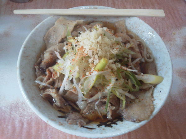 「肉そば 420円」@南天 本店の写真