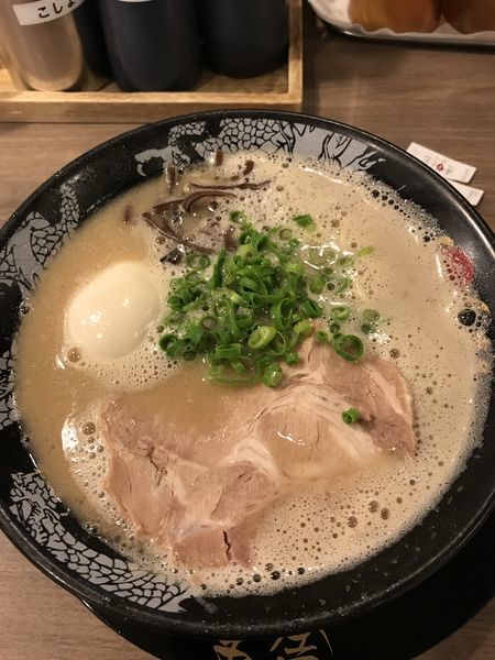 「味玉ラーメン Bセット」@博多一幸舎 博多デイトス店の写真