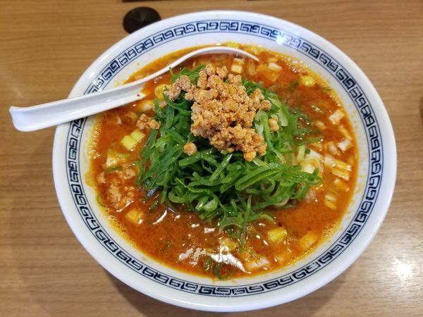 「麻辣麺+ねぎ」@らーめん味味 三ノ輪店の写真
