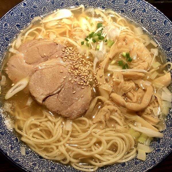 「塩ラーメン（大盛）」@和風楽麺 四代目 ひのでやの写真
