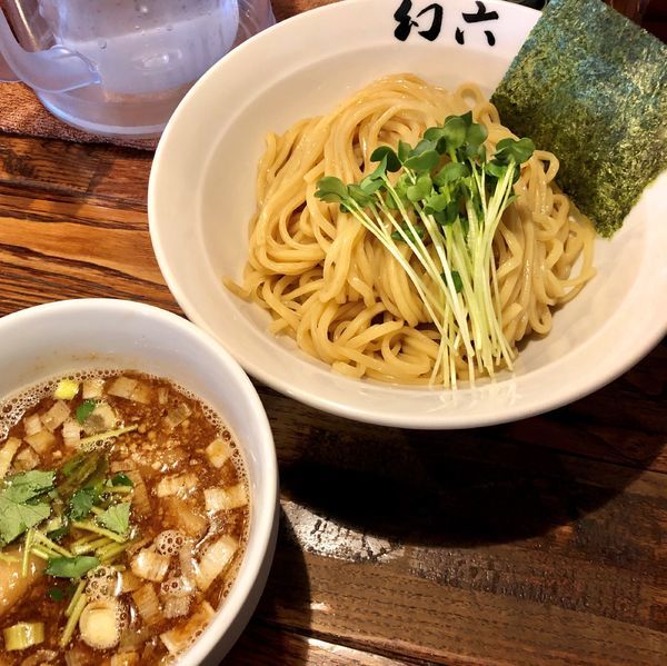 「醤油つけそば」@中華そば 幻六の写真