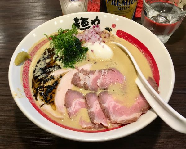 「特製濃厚雲丹そば【4周年記念限定】1700円」@麺や でこの写真