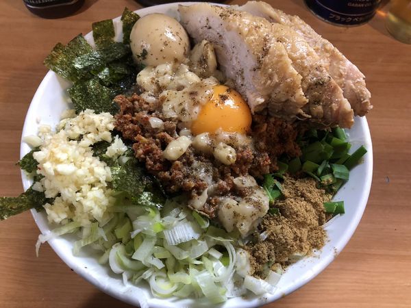 「我流豚星。台湾混蕎麦＋豚増し」@豚星。の写真