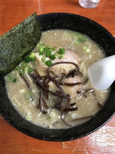 「みらくるらぁめん+替玉（¥600+¥150）」@前橋とんこつ 味楽留の写真